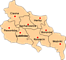 Województwo śląskie - mapa