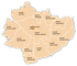 Województwo świętokrzyskie - mapa